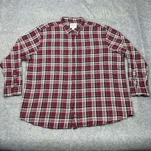 St. John's Bay Red Casual Button Down Shirt